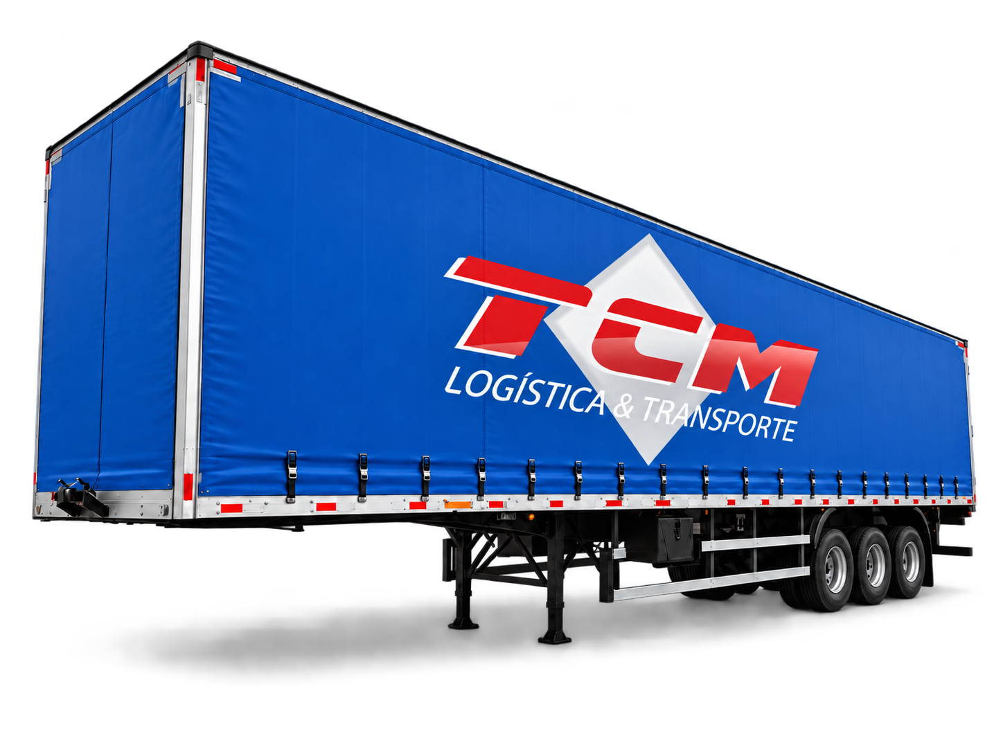 Carreta da TCM Logística e Transporte